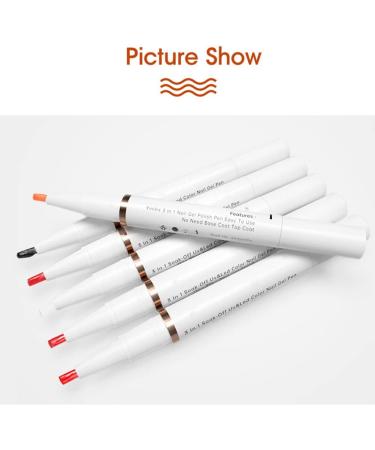 Jawseu 3 in 1 Gel Nail Polish Pen - One Step LED UV Nail Art Polish Set for Salon Quality Manicures - Buy Online on GoSupps.com