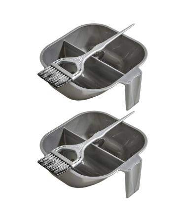 Minkissy Kits Care Set Hair Care Set 2 Sets Salon Hair Coloring Dyeing Kit Mixing Bowl and Brush Hair Color Mixing Bowl Tinting Brushes Dyeing Hairdressing Tools Hair Dye Tools Grey Hair Dye Hair