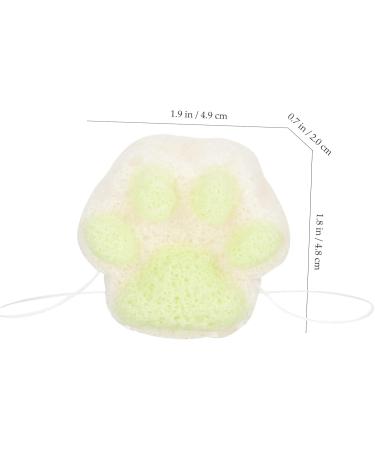 4pcs Baby Facial Bath Balls - Exfoliating Body Scrubber & Soft Sponge Cleansing Pads for Toddlers | Baby Powder Talc & Cornstarch Shower Essentials - Buy Online on GoSupps.com