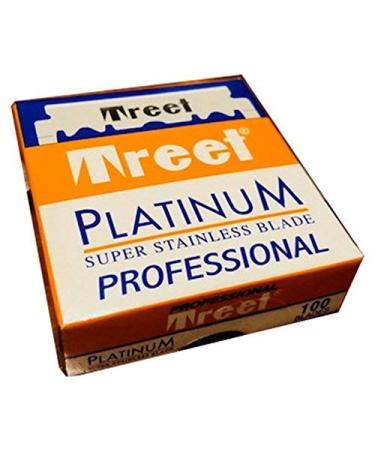 Treet Platinum Professional Single Edge Razor Blades 100 blades