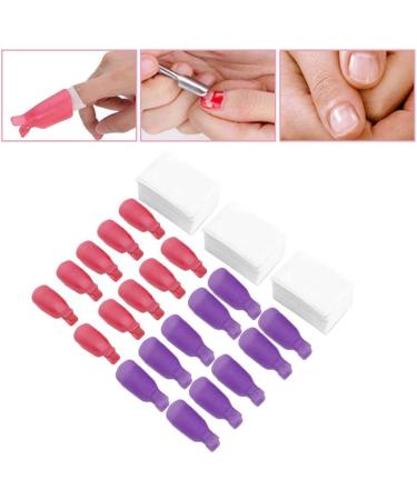 Portable Nail Polish Remover Kit Clip Wrap Nail UV Gel Cleaning Cotton Pad Set Manicure Tool Nail Polish Removal Clip Nail Polish Removal Cotton Pad - Buy Online on GoSupps.com