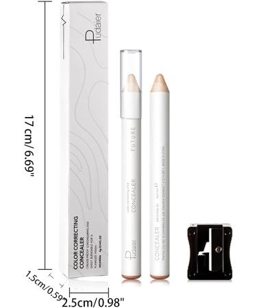 Waterproof Concealer Pencil Cream Long Lasting Smoothing Moisturizing Korean Concealer Makeup for Face Eyebrow Black Women - Buy Online on GoSupps.com