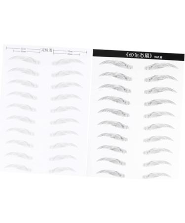 Beavorty 6 Sheets Pairs Beauty Eyebrow Stickers Eyebrow Transfer Simulation Eyebrow Hair 6d Makeup Tools - Buy Online on GoSupps.com