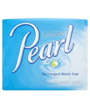 Cussons Pearl The Indulgent Beauty 4 Creamy White Soaps 90g