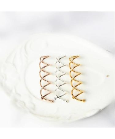 Zonster 10-Piece Spiral Bobby Pins - Rotating Screw Hair Clips for Perfect Bun Hairstyles - Mini Spin Clips with Rounded Tips - No Scratch Hair Detention for DIY Styles - Buy Online on GoSupps.com