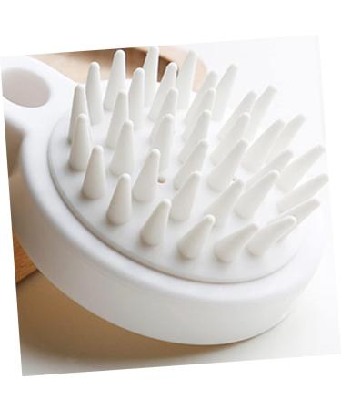 Frcolor 4-Piece Hair Washing Shampoo Brush Set | Pink Scalp Massager & Banana Hair Clips | Effective Cleaning Scrubber for Healthy Hair Care - Buy Online on GoSupps.com