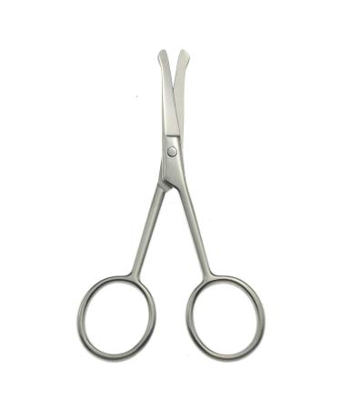 BB BLISS BEAUTY Premium Nose Hair Scissors Safety Blades with Rounded Tip for Trimming Small Details Facial Hair Ear Hair Eyebrow Hair Medicure & Pedicure