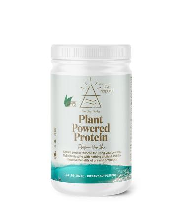 nbpure Earthy Andy Plant Powered Protein, Gluten-Free, Non-GMO, Cruelty Free Pea Protein Powder, Vanilla, 30 Servings