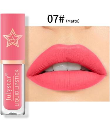 INTEROOKIE Makeup natural threedimensional matte star lip glaze provides longlasting moisture and does not fade without touching the pearl lipstick 07 - Buy Online on GoSupps.com