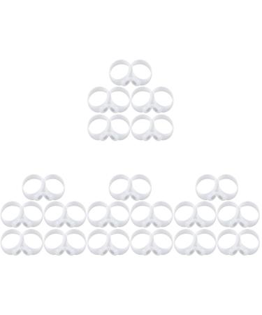 20 Pairs Toe Ring Acupoint Covers Acupoint Ring Elastic Band Toe Cover Acupoint Stimulating Cover Massage Rings Toe Covers Elastic Band Cover Toe Bands Toe Soles Covers Magnet