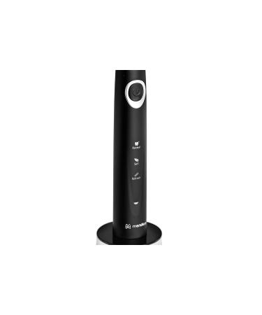 Merid Sonic Travel Toothbrush with Holder - Smart 3 Modes Timer USB Cable & EU Adapter - Black 1 Pack - Buy Online on GoSupps.com