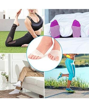 Akozon Gel Toe Separator - Soft Silicone Hallux Valgus Correction Set | Pain Relief for Hammer Toe & Bunion | 2 Pairs - Yoga & Sport Recovery - Buy Online on GoSupps.com