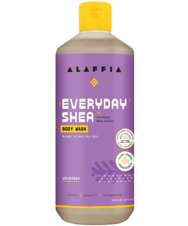 Everyday Shea Lavender Body Wash 16 fl oz - Natural Moisturizing Cleanser - Buy Online on GoSupps.com
