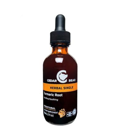 Cedar Bear Turmeric Root (Curcuma Longa) Liquid Herbal Supplement That Supports Healthy Cellular Activity and Stimulates Immune Function 2 Fl Oz 2 Fl Oz (Pack of 1)