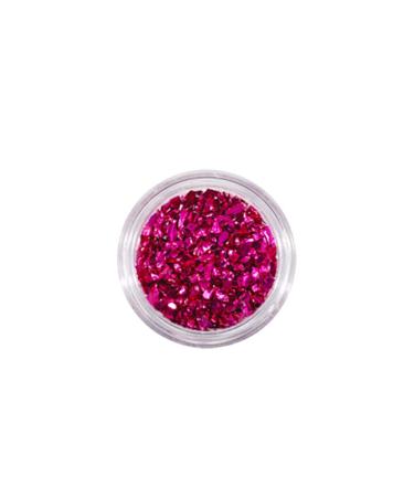 dijiusidy Nail Art Crushed Glass Stones Irregular Glitter Crystal Fragment DIY Rhinestone Fillers Mobile Phone Jewelry Making Rose Red