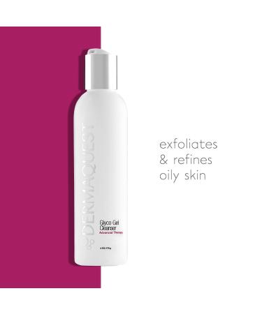 DermaQuest Advanced Therapy Foaming Glyco Gel Cleanser - 15% Glycolic & Lactic Acid for Oily Skin - 6 oz - Buy Online on GoSupps.com