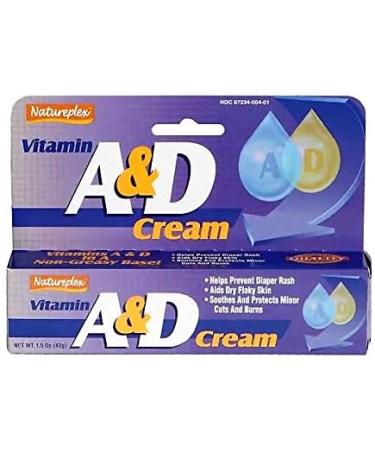 Vitamin A&D Cream Ointment for Diaper Rash and Skin Irritations - 4 Pack - Buy Online on GoSupps.com