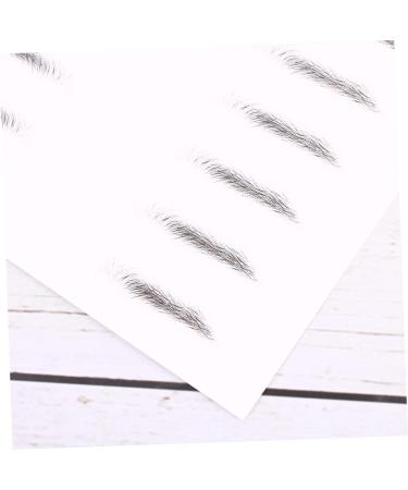 Ipetboom 6 Sheets Pairs Eyebrow Transfer Eyebrow Makeup Tools Simulation Eyebrow Sticker Disposable 6d - Buy Online on GoSupps.com
