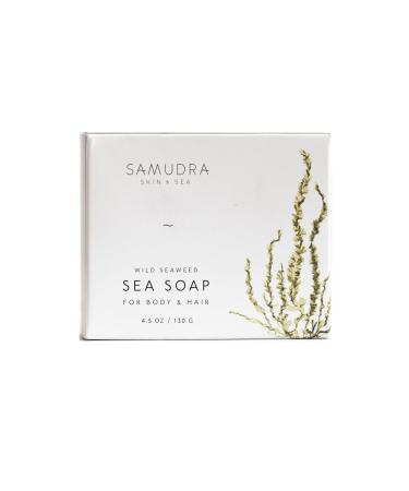 Samudra Skin & Sea Wild Seaweed Sea Soap for Body and Hair 4.5 oz