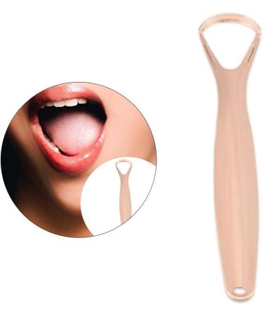 Tongue Coating Scraper Set - 5 Metal Scrapers for Adults & Children Small Hollow 2.7x15 cm - Optimal Oral Hygiene - Buy Online on GoSupps.com