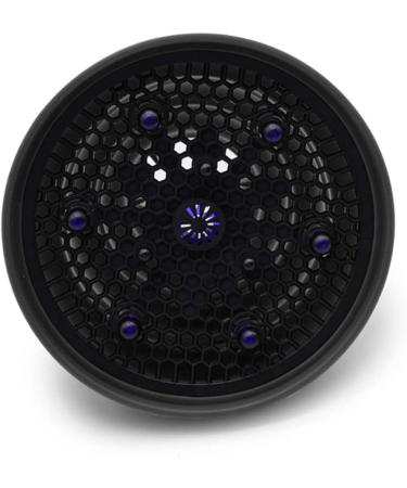 Universal Silicone Hair Dryer Diffuser | Curl Diffuser Attachment for Curly Hair | Hair Care Accessory (13.8x13.8cm Black - Buy Online on GoSupps.com