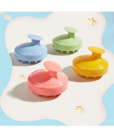 Hair Massage Brush Set - 2PC Silicone Scalp Stimulator for Root Care & Hair Growth - Blue - Buy Online on GoSupps.com