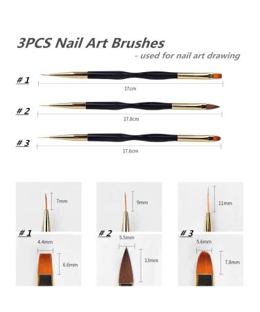 FULINJOY Nail Art Kit: 5 Dotting Pens & 3 Painting Brushes - Double Ended Design Tools - Buy Online on GoSupps.com