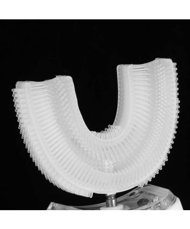 U-Shaped Electric Toothbrush - 360 Ultrasonic Silicone Whitening Brush | USB Rechargeable Pink Tooth Cleaner - Buy Online on GoSupps.com