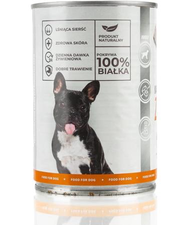 Adult dog food with game - Premium wet food for dogs with wild meat - 400 g - Buy Online on GoSupps.com
