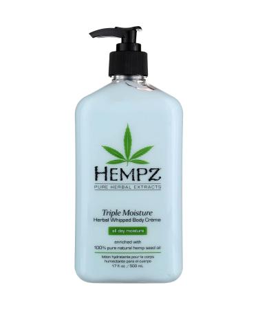 Hempz Triple Moisture Body Moisturizer 17oz Pump (500ml) - Pack of 3 - Buy Online on GoSupps.com