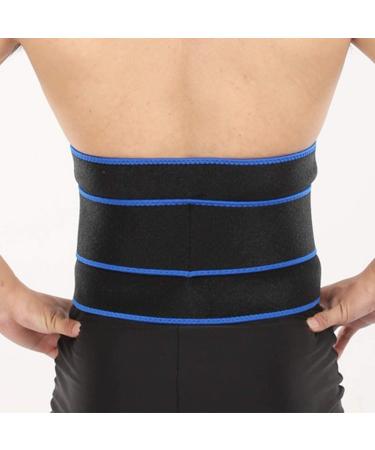 Premium Sporty Compression Back Support Belt for Men & Women | Adjustable Waist & Abdominal Support | Breathable Red L - Buy Online on GoSupps.com