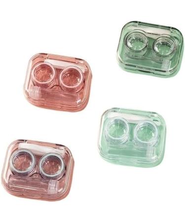 Clear Tweezer Suction Cup Container Set - Portable White Contact Lens Case for Travel - Buy Online on GoSupps.com