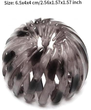 UKD Retractable Hair Loops Bird Nest Shaped Hair Clips Hair Accessories Dark Coffee Hair Ring - Buy Online on GoSupps.com