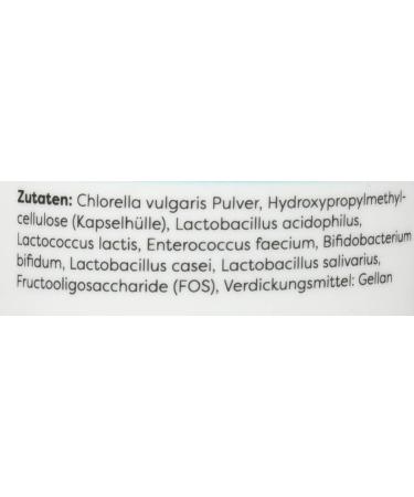 Lactobact Omni Fos - 300 Capsules | Vitamin B & Chlorella Algae Synbiotic | International Shipping Available - Buy Online on GoSupps.com