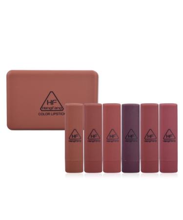 Buy Gazechimp Set of 6 Mini Matte Lipsticks - Vibrant Colors for All Occasions | International Shipping Available - Buy Online on GoSupps.com