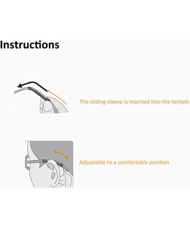 5 Pairs Silicone Eyeglass Temple Tips Sleeve Retainer - Anti-Slip Elastic Glasses Retainers - Buy Online on GoSupps.com