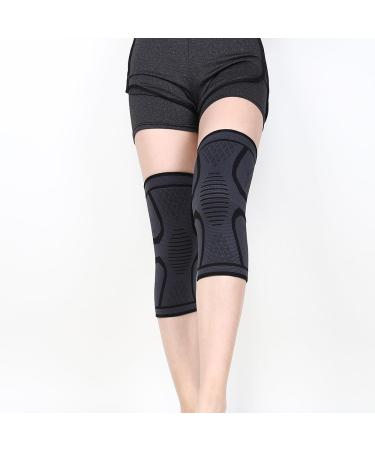 Buy XL Black Sports Knee Pads & Compression Sleeves for Pain Relief | Perfect for Running & Aerobic Exercise | International Shipping Available - Buy Online on GoSupps.com