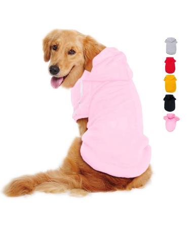 Ducomi hood dogs sweatshirt made of 100% cotton - small dog sweater - clothing for dogs of all breeds and sizes - warm sweater monochrome coat from XS to 9xl (pink xs) XS Rosa - Buy Online on GoSupps.com
