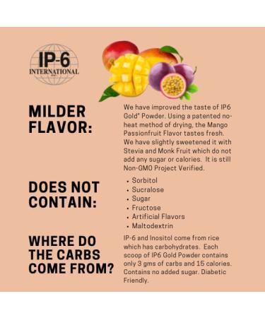 IP-6 Gold Powder | Mango Passionfruit Flavor | 60 Servings - Buy Online on GoSupps.com