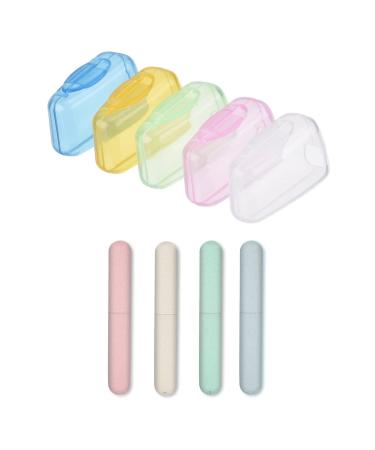 UCUNJIA 4PCS Toothbrush Case Travel Toothbrush Case 10PCS Travel Container Toothbrush Protective Cap Portable Travel Toothbrush Travel Case - Buy Online on GoSupps.com
