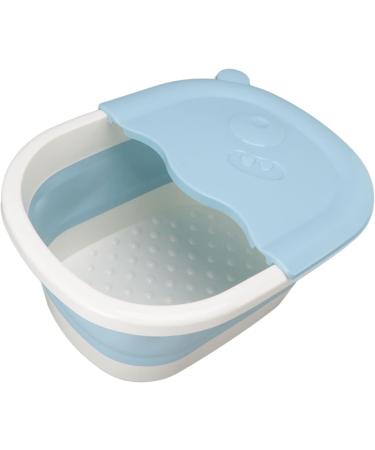 soobu Seau de Bain de Pieds Baignoire de Trempage des Pieds Multifonctionnel Facile Ranger Masseur de Soulagement de la Pression en Plastique Pliable (Bleu) - Buy Online on GoSupps.com