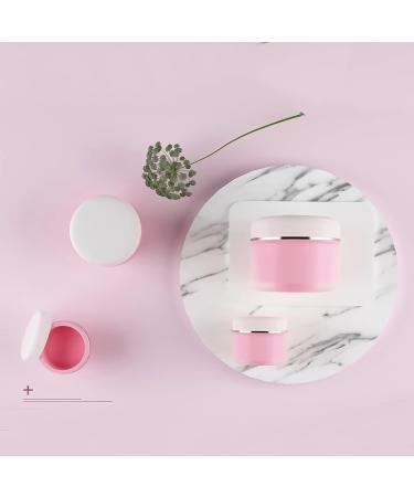 Zeoabsy Double-Walled Plastic Cream Can - 6 Pack 50ml Screw Cap Cosmetic Containers for Gels & Creams - Ideal for International Shipping - Buy Online on GoSupps.com
