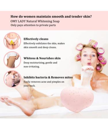 Organic Peach Scented Intimate Wash & Body Scrub Yoni Soap - Nourishing Exfoliation - Buy Online on GoSupps.com