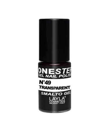 Layla Cosmetics One Step Gel Nagellack transparent 1Pack (1 x 0.005 L)