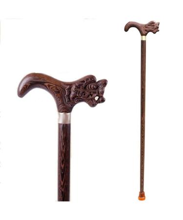 Crutches Wooden Cane Lightweight Wooden Walking Cane Flexible Walking Cane Gift for The Elderly Bright Day
