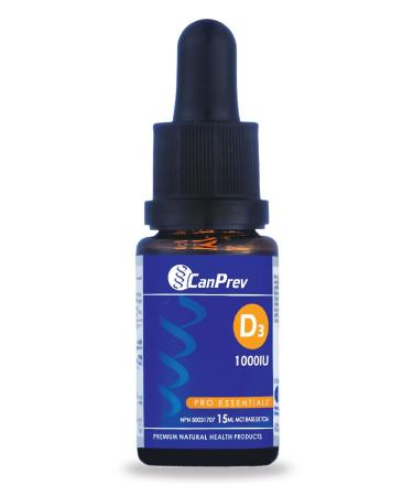 CanPrev D3 Drops 1000iu mct Oil Base 0.5 Ounce
