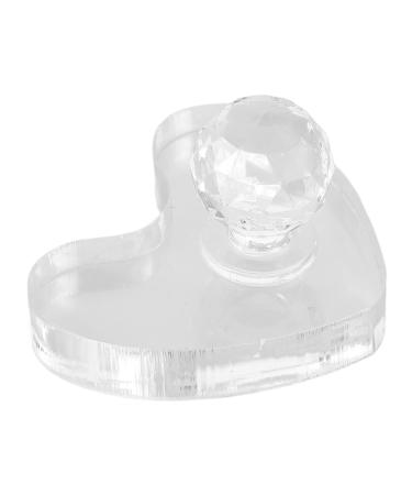 DECOMELODY Heart Shaped Blusher Eyeshadow Press Stamp Durable Make Up Tool for Blush Eyeshadow Highlighter Contour Design for Attractive Powders