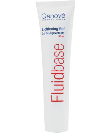 GENOA LABORATORY Fluidbase Depigmenting gel facial cream for spots on the face sun protection vitamins A C and D moisturizing and producing collagen 30 ml - Buy Online on GoSupps.com