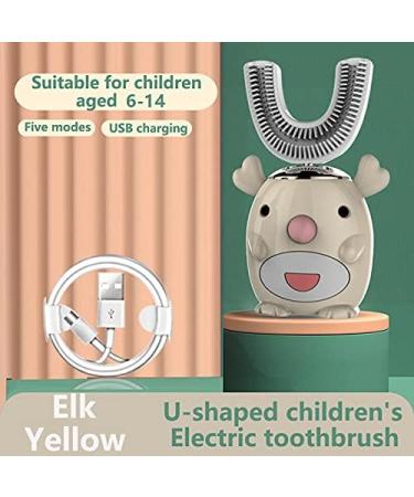 Children's electric toothbrush Smart 360 Degree U-shaped Children's Electric Toothbrush Oral Care Intelligent Cleaning Tool For Kids Sailsbury - Buy Online on GoSupps.com