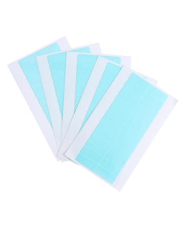 FRCOLOR 5 Sheets Seamless Hair Extension Film Invisible Tape Hair Extension Tape Tabs Adhesive Wig Tape Hair Extension Replacement Tape Invisible Lace Wig Label No Trace Pu